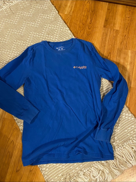 Columbia Other - Columbia Blue PFG Long Sleeve Crew Shirt S